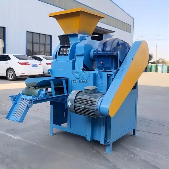 Charcoal Ball Briquetting Machine Coal Ball Press Machine Roller Ball Press Pillow Shape Charcoal Briquette Machine