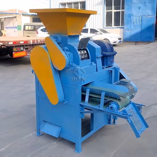 Máquina de fabricación de briquetas de bolas de carbón Máquina de prensa de bolas de carbón Prensa de bolas de rodillos Máquina de briquetas de carbón con forma de almohada
