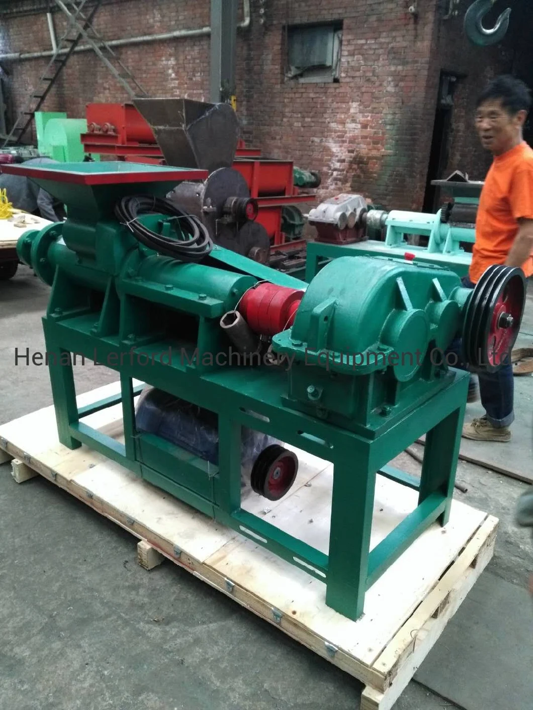 Biomass Briquette Making Machine/Rod Machine Coal Briquetting Extruder