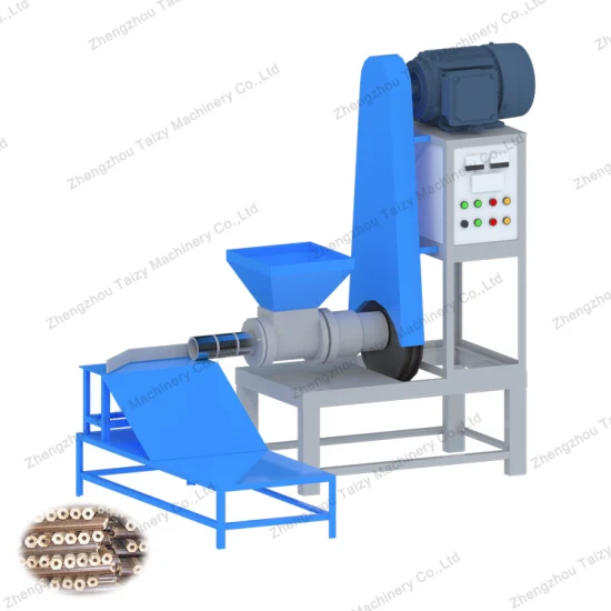 Máquina de fabricación de briquetas de carbón de cáscara de coco completamente automática Línea de productos de briquetas de carbón Shisha